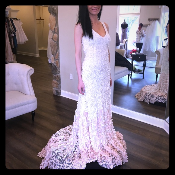 cherry blossom wedding dress